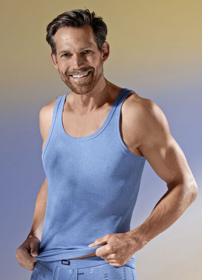 Viererpack Sportjacken aus Feinripp, uni bunt 