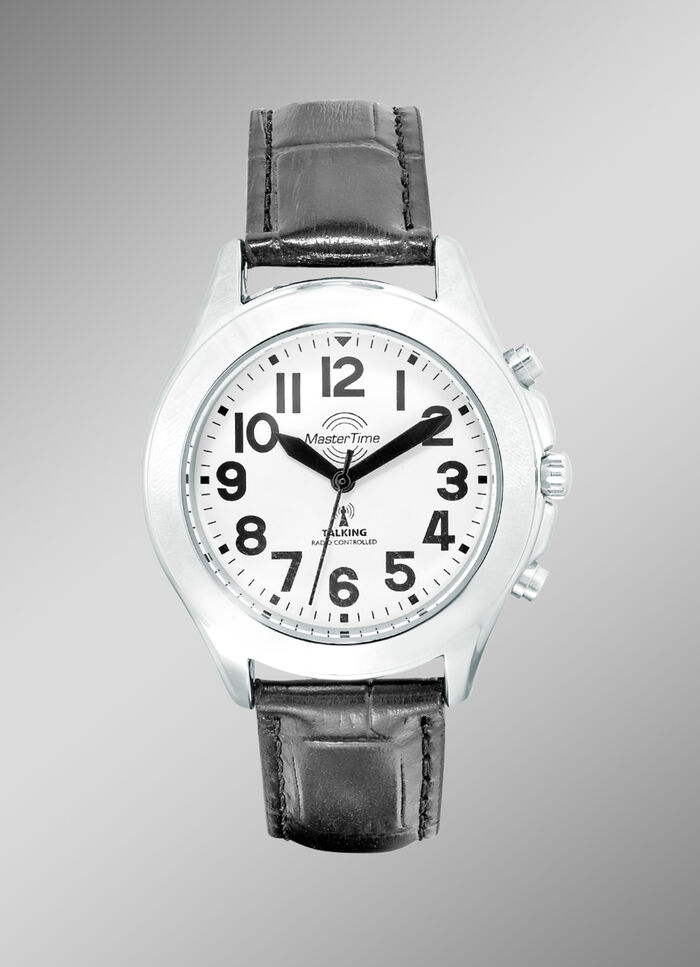 Master Time Funk-Damenuhr mit sprechender Zeitansage 