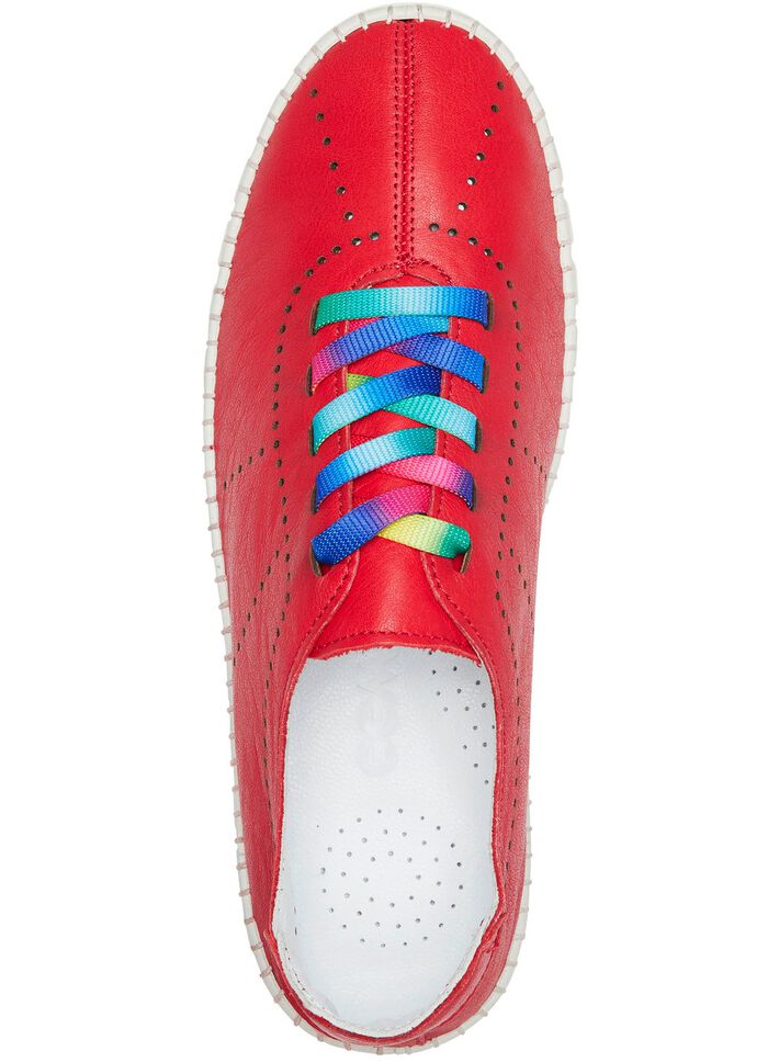 Gemini Schn&uuml;rschuh mit Schn&uuml;rsenkel in Regenbogen-Farben 