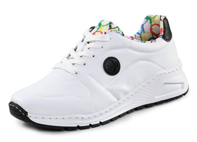Rieker, stylische Damen-Sneaker, Weite H, mit herausnehmbarem Fu&szlig;bett 