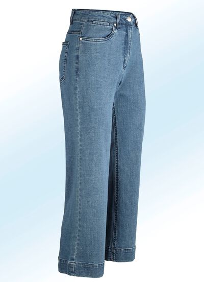 Jeans-Culotte in 5-Pocket-Form 