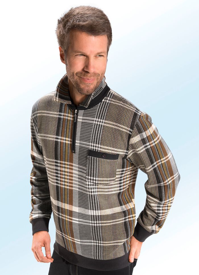 Poloshirt mit kn&ouml;pfbarer Brusttasche 