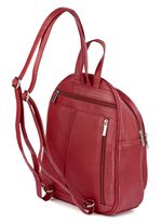 Laurina, Rucksack, Damen, mit zwei verstellbaren Umhängeriemen RUBINROT