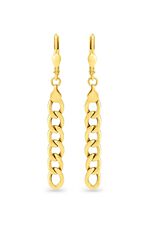 Lange Ohrh&auml;nger im Panzerketten-Design 