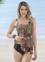 Tankini mit extra langem Oberteil 