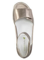 Waldläufer Sandale mit herausnehmbarem Lederfußbett ANTIKGOLD