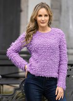 Pullover mit Effektgarn 
