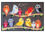 Fußmatte Vogelfamilie 