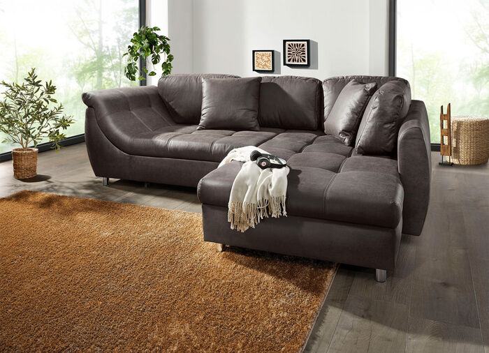 Polsterecke mit Bettfunktion ANTHRAZIT