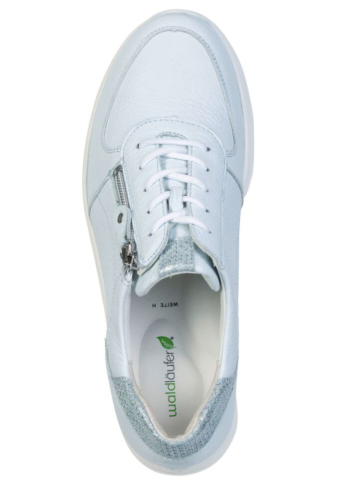 Waldl&auml;ufer, bequeme Damen-Sneaker, Weite H, mit herausnehmbarem Fu&szlig;bett BLEU