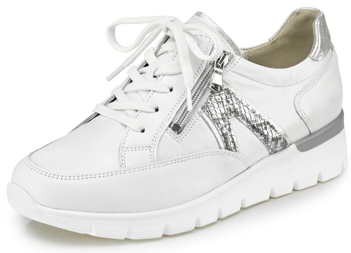 Waldl&auml;ufer Schn&uuml;rschuh aus interessantem Materialmix 