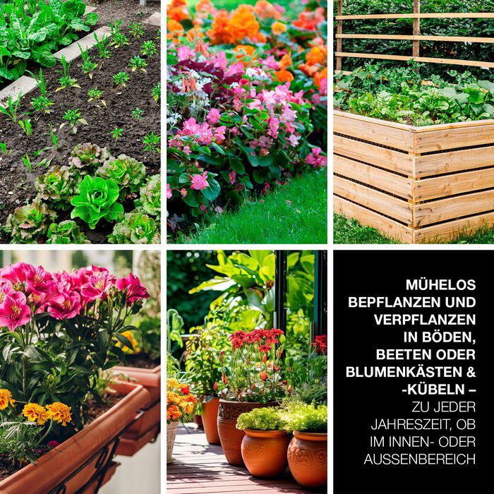 EASYmaxx 4in1 Handschaufel aus Carbonstahl 