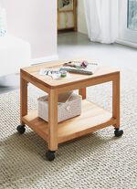 Beistellwagen aus ge&ouml;ltem Massivholz 