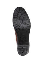 ELENA EDEN Schnür-Stiefelette mit Zierschnalle MARONE