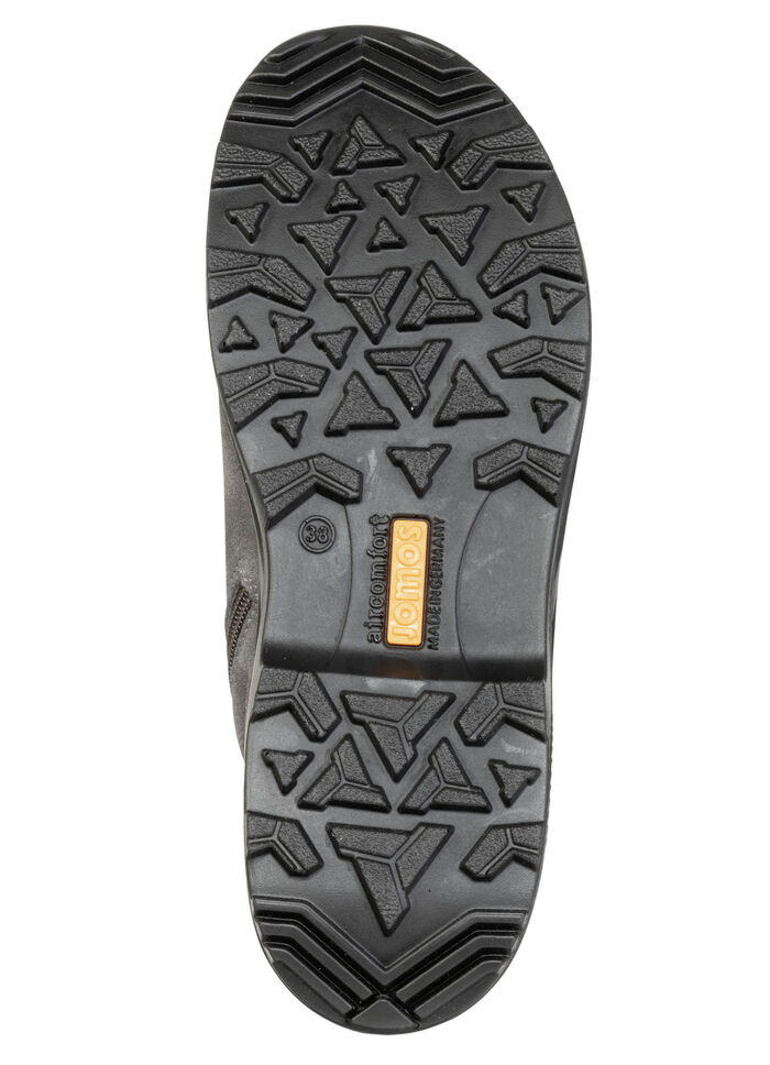 Sportliche Damen-Boots, Weite K, mit herausnehmbarem Fußbett ANTHRAZIT