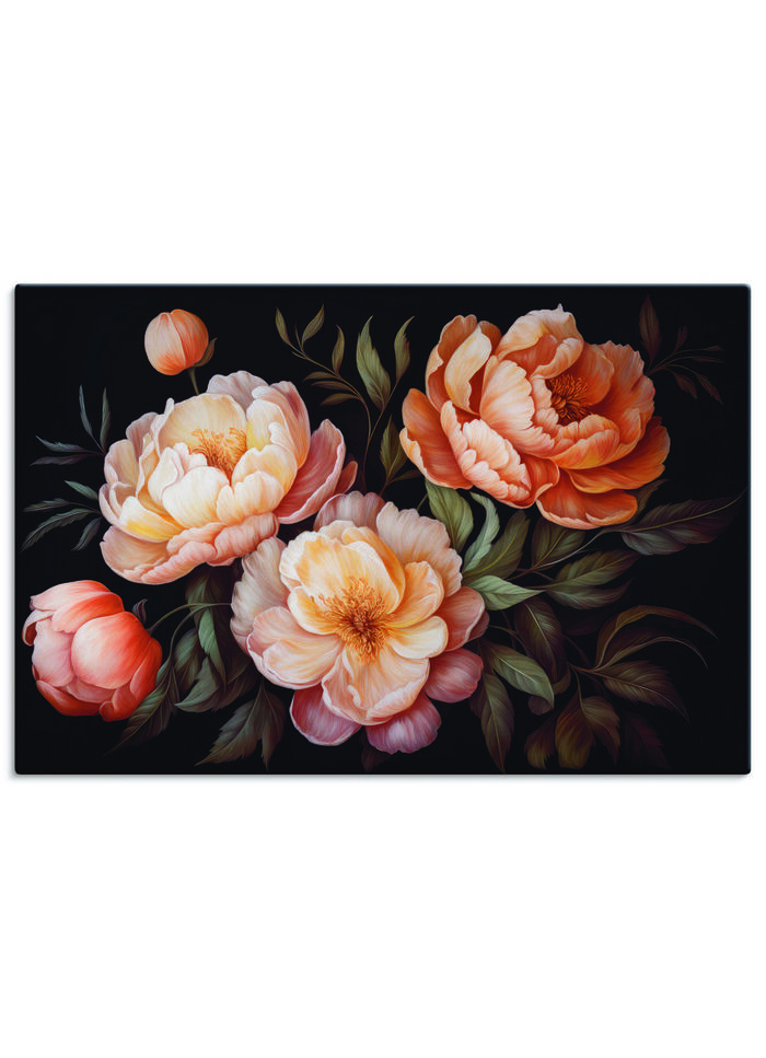 Hochwertiges Leinwandbild mit Holzrahmen 