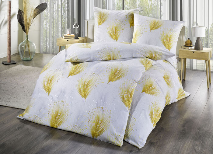 Bettwäsche-Garnitur in bügelleichter Qualität 