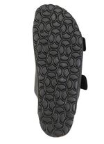 Klassische Herren-Pantoletten, mit verstellbaren Schlie&szlig;en ANTHRAZIT