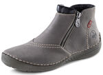 Rieker Bootie aus schattiertem Synthetikmaterial GRAU-SCHWARZ