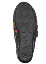 Laurina, klassische Damen-Hausschuhe, mit Klettverschluss 