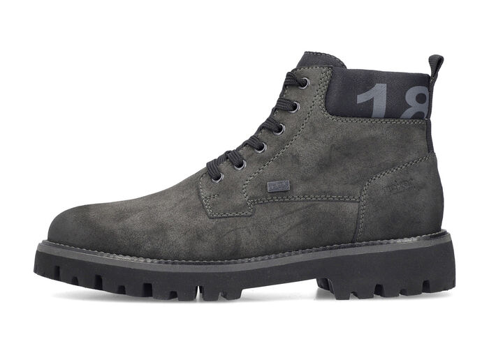 Rieker, gefütterte Herren-Boots, Winterschuhe, Weite H, mit Reißverschluss ANTHRAZIT