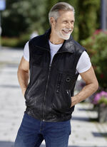 Lederweste mit Taschen 