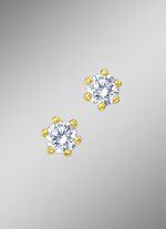 Massive Brillant-Ohrstecker 