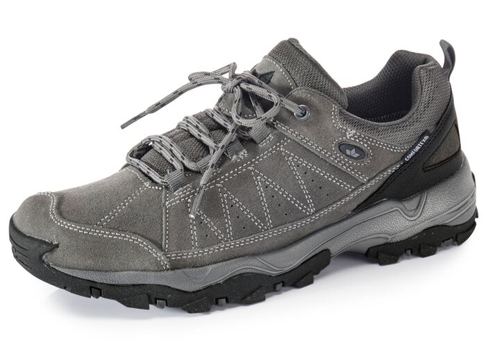 Atmungsaktive Herren-Schn&uuml;rschuhe, mit herausnehmbarem Fu&szlig;bett GRAFIT