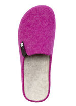 Laurina, trendige Damen-Hausschuhe, Weite G, mit anatomisch geformtem Fu&szlig;bett PINK