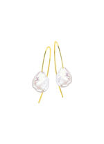 Ohrhacken mit Keshi-Perlen 