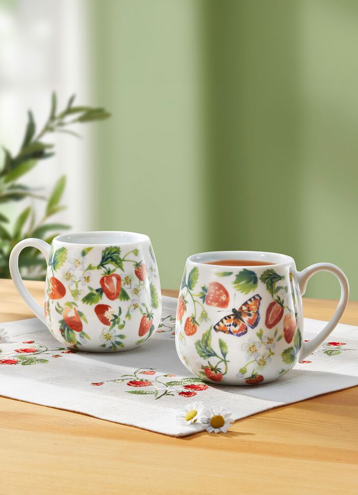 Henkelbecher aus hochwertigem Porzellan 