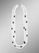 Halskette mit Süsswasser-Zuchtperlen 