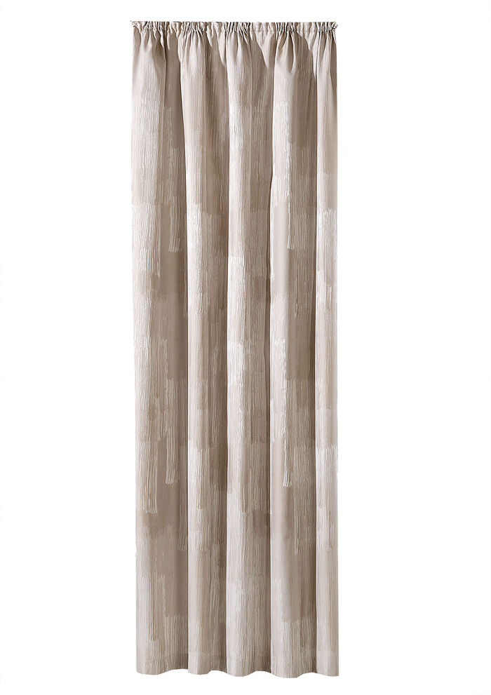 Blickdichte Übergardinen-Garnitur mit Universalschienenband 