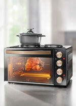 Kleink&uuml;che 2-in-1: Kochfeld und Ofen 