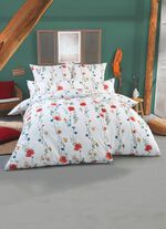 Beidseitig bedruckte Bettw&auml;sche-Garnitur ROT