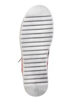 Gemini Schn&uuml;r-Sneaker aus beschichtetem, floral bedrucktem Nappaleder 