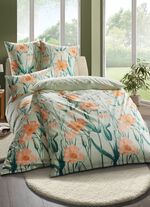 Beidseitig bedruckte Bettw&auml;sche-Garnitur von Florella 