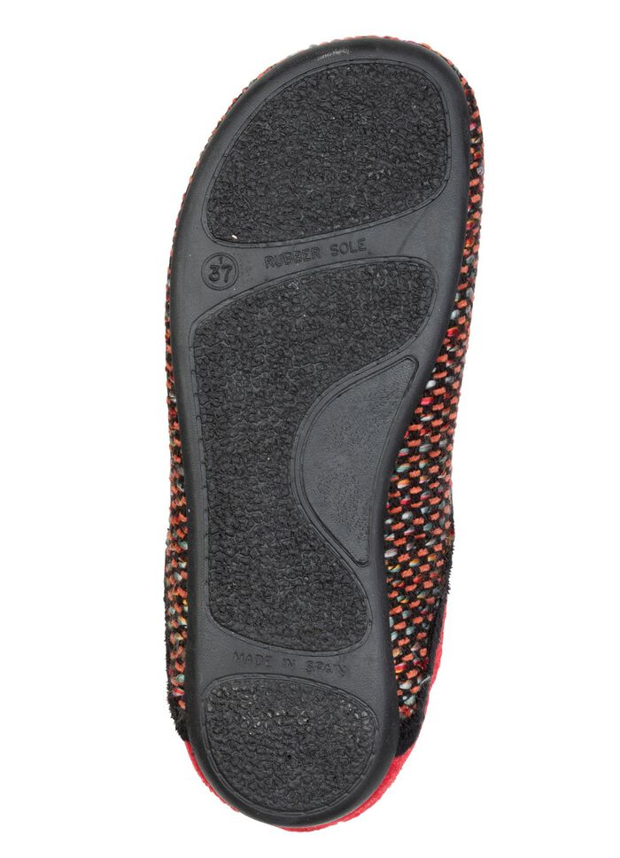 Laurina, klassische Damen-Hausschuhe, mit herausnehmbarem Fu&szlig;bett 