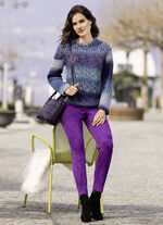 Samtweiche Hose in Knöchellänge 