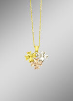 Tricolor-Anhänger mit Ankerkette 