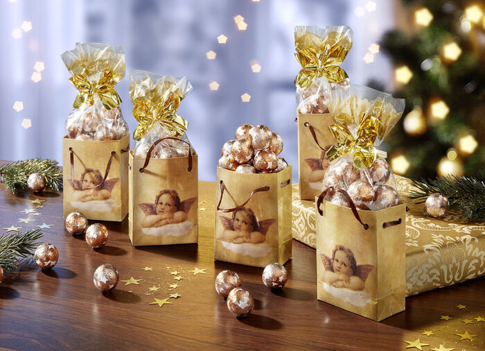 Präsent-Tüten Engel auf Wolke, 5er Set 