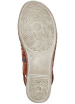 Gemini Sandalette mit raffinierten, bunten Flechtdurchz&uuml;gen COGNAC