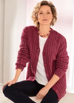 Strickjacke in sehr flauschiger Qualit&auml;t 