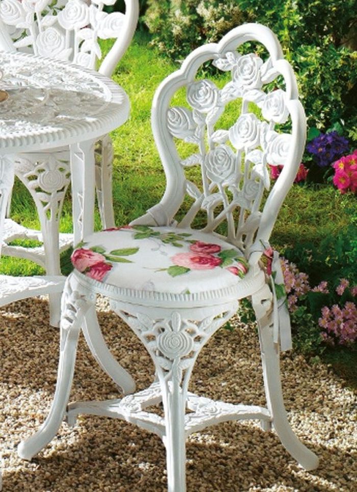 2er-Set Sitzkissen mit pflegeleichterm Bezugstoff 