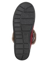 ELENA EDEN, warme Damen-Hausschuhe, Weite H, mit Lammfell 