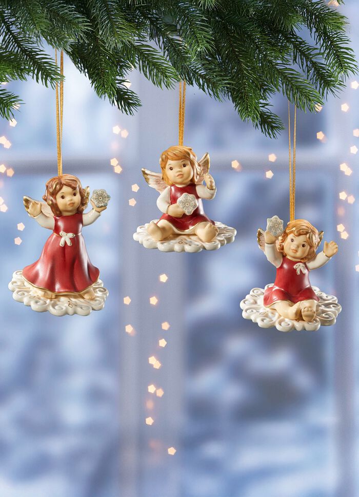 Goebel-Engel-Aufh&auml;nger aus Feinsteingut 