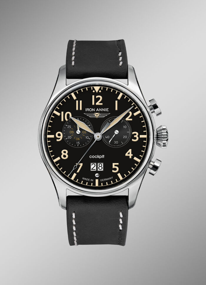 Quartz-Chronograph der Serie "Iron Annie Cockpit" 