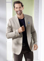 Sakko mit Stretch-Funktion BEIGE MELIERT