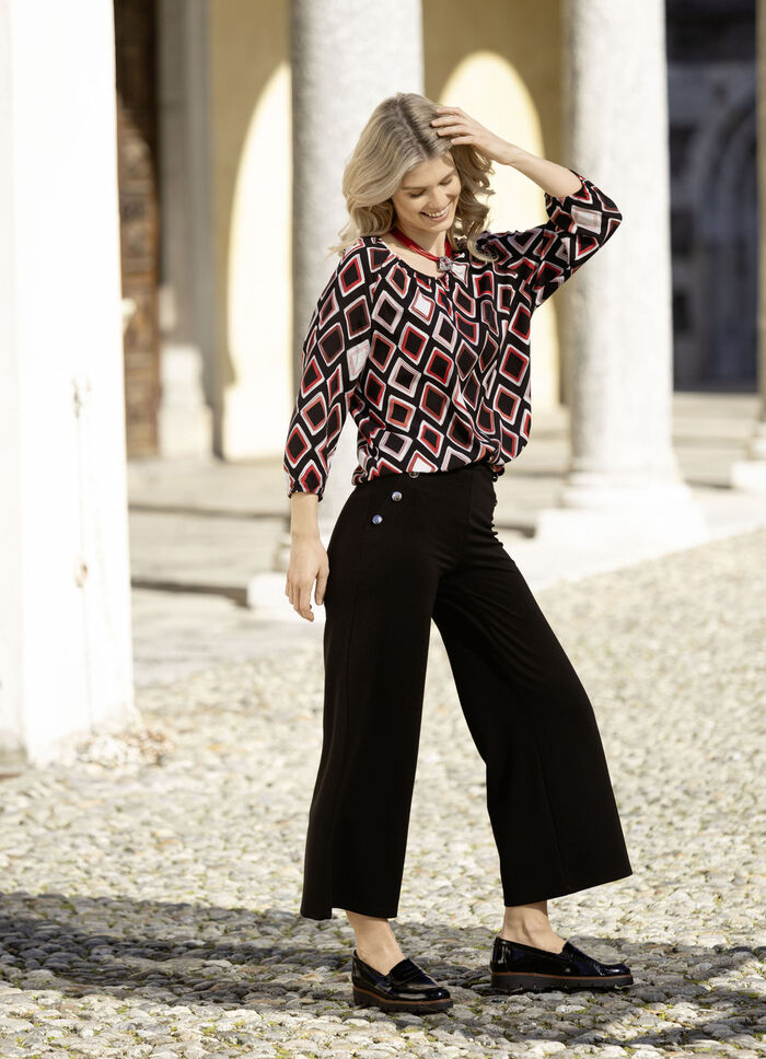 Tunika mit farbbrillantem Druck 