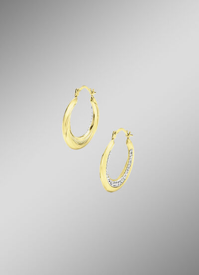 Vielseitige Creolen, beidseitig tragbar 